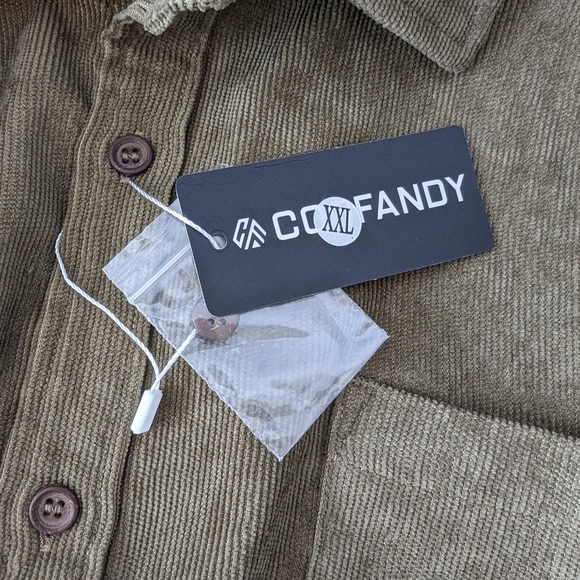 Coofandy corduroy long sleeve shirt XXL - Picture 3 of 4